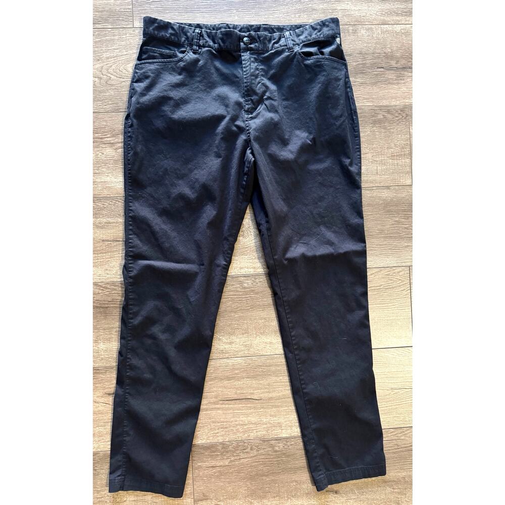 Adidas Black Mens Golf Pants Size 36 x 34 (actual 35 x‎ 32)
